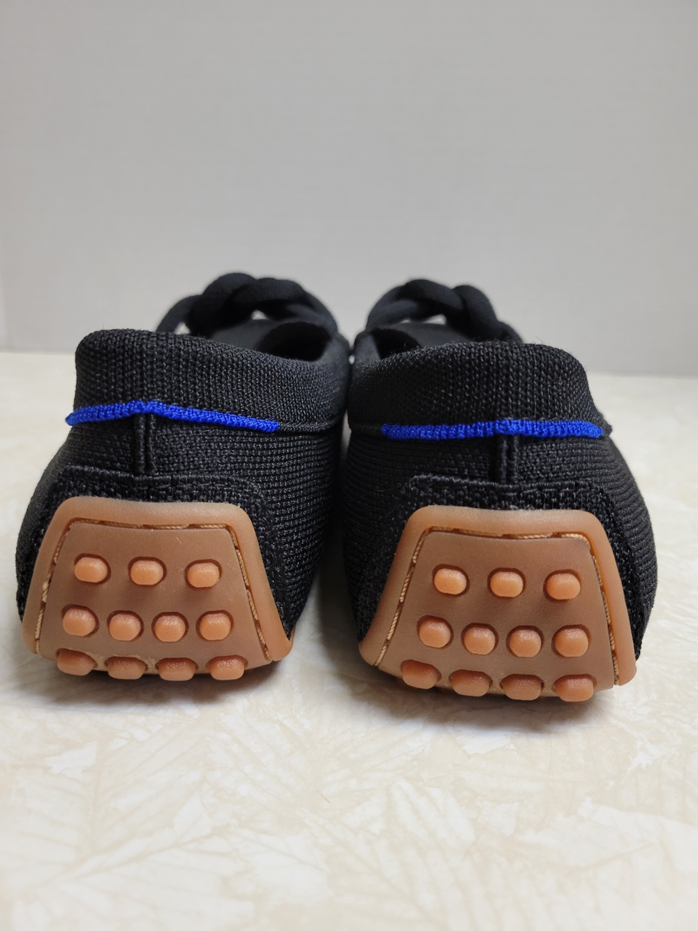 Rothy's Black Braided Canvas Slip-On Loafers - Picture 4 of 5